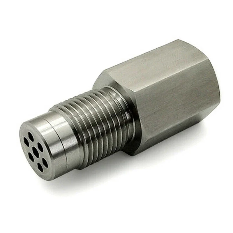 1pcs Zuurstofsensor Adapter Auto Check Motor Licht Fix Katalytische Mesh Zuurstof O2 Sensor Spacer Adapter Mini Katalysator