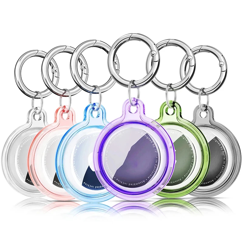 Caso macio titular para apple airtagw aterproof anti-perdido chaveiro titular etiqueta de ar capa protetora completa cão gato coleira para animais de estimação