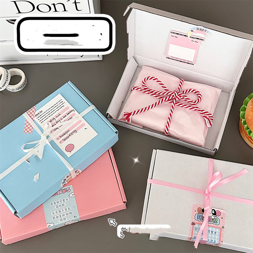 10 個 20 × 2.8 × 13 センチメートル配送ボックス中小企業郵送包装卸売梱包ギフトボックス青白色バルク