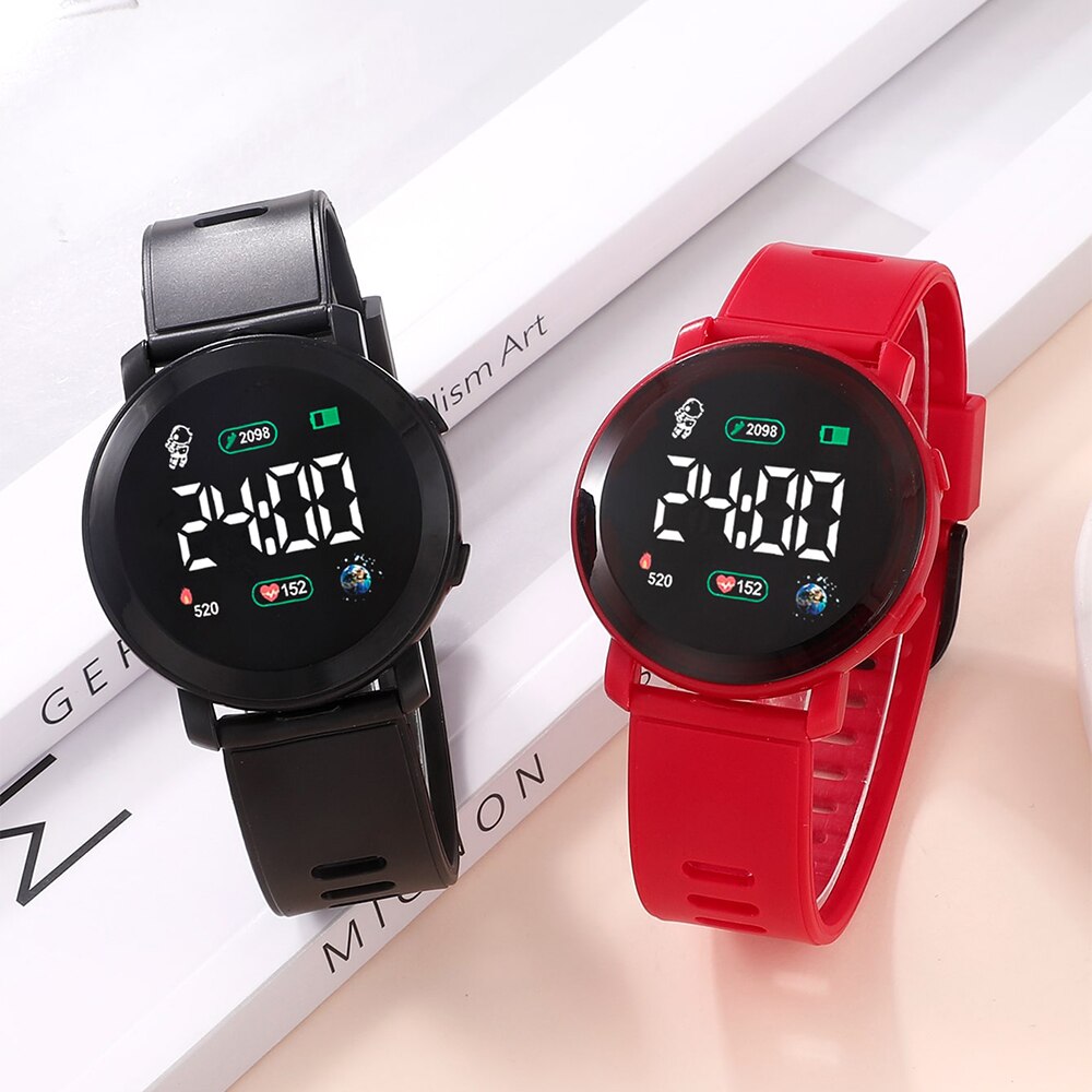 Reloj Digital LED para Hombre y mujer, cronógrafo electrónico de silicona, militar, deportivo, Hodinky