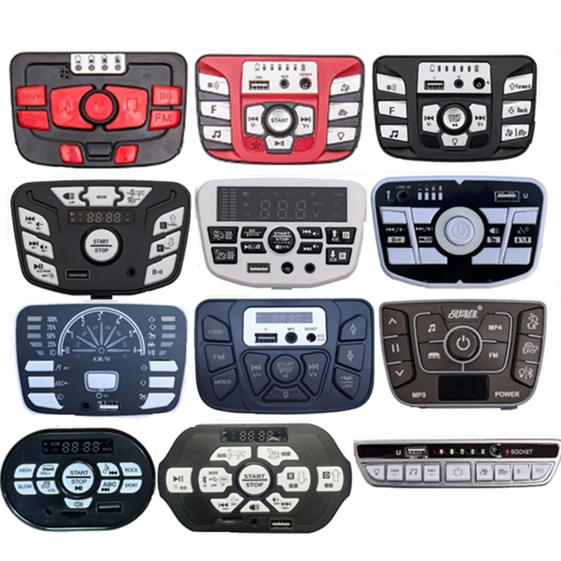 Panel de Control Central multifuncional Bluetooth para niños, piezas de repuesto para coche, 12V, 24V, 301, 302, 303, JR1927M, 2,4G