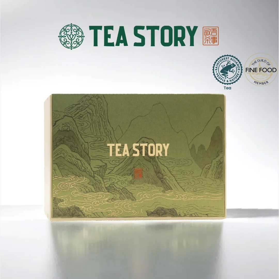 Tea Story Horse Head Rock Rou Gui [Focus Enhancer]Limited Harvest Loose Leaf Luxury Gift Box 12 Tins×16g