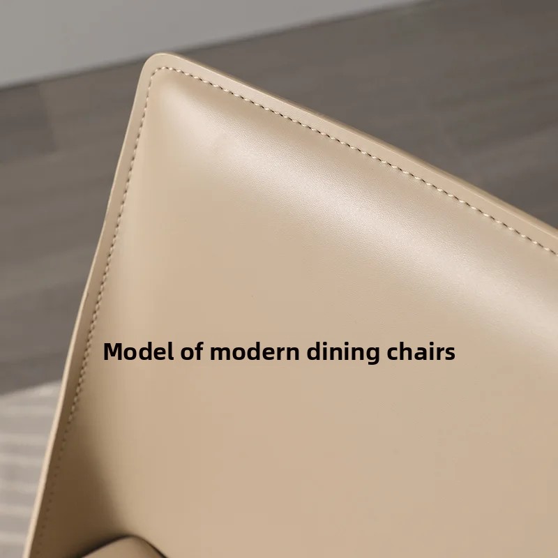 65/75cm, High Luxury Minimalist Italian Style Bar Chair, Bar, Home, Cafe, Front Desk High Stool, Saddle Leather Material