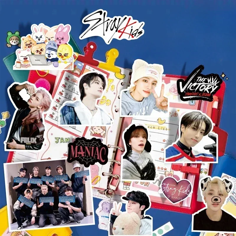 SKZOO 60 ピース/バッグ Kpop ファンステッカー Skz チーム音楽ボーイバンド装飾スーツケーススクラップブック電話ラップトップ文具迷子のおもちゃ