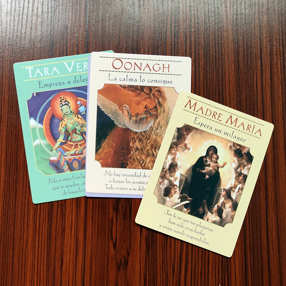 Edición Española Las cartas del Oráculo de las diosas: 44 cartas del oráculo y libro PDF guía de Doreen Virtue