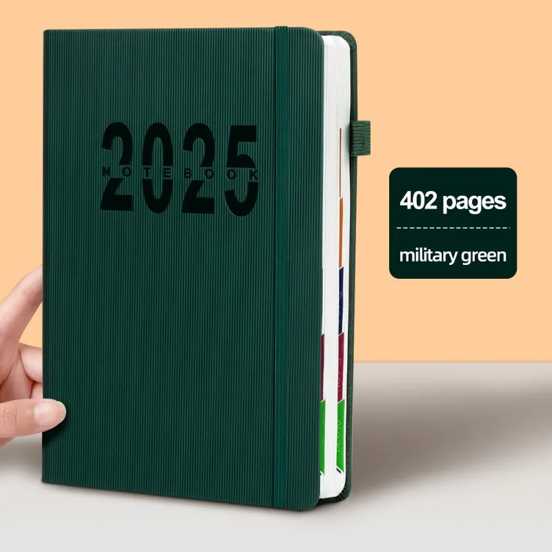 2025 Notebook, Personal Organizer - Self Discipline Plan, Academic Notebook, Memo, Travel Friendly Notebook