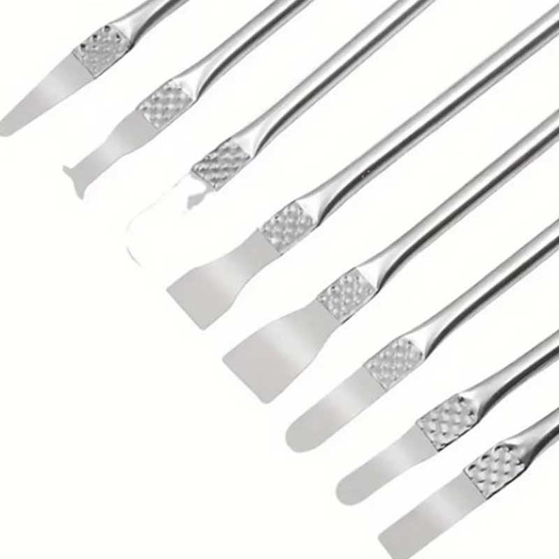 8-in-1 Mobile Phone LCD Chip Glue Removal Crowbar CPU Separation Glue Removal Knife Prying Disassembly Kits Repair Shell Removal
