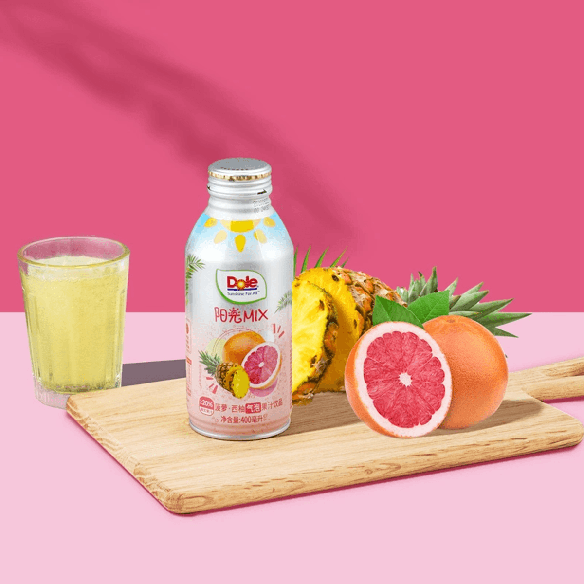 [7Packs] DU LE Pineapple Grapefruit Sparkling Juice , 13.53 fl oz*7Packs