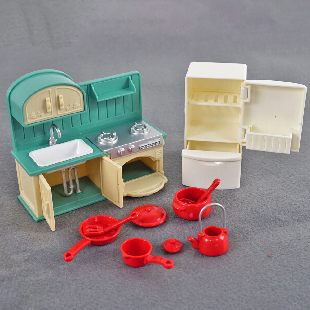 ครอบครัวป่าตุ๊กตา 1:12 ตุ๊กตาอุปกรณ์ครัว MINI รุ่น Reindeer สัตว์ Miniature เฟอร์นิเจอร์ Pretend Play สําหรับสาวของขวัญ