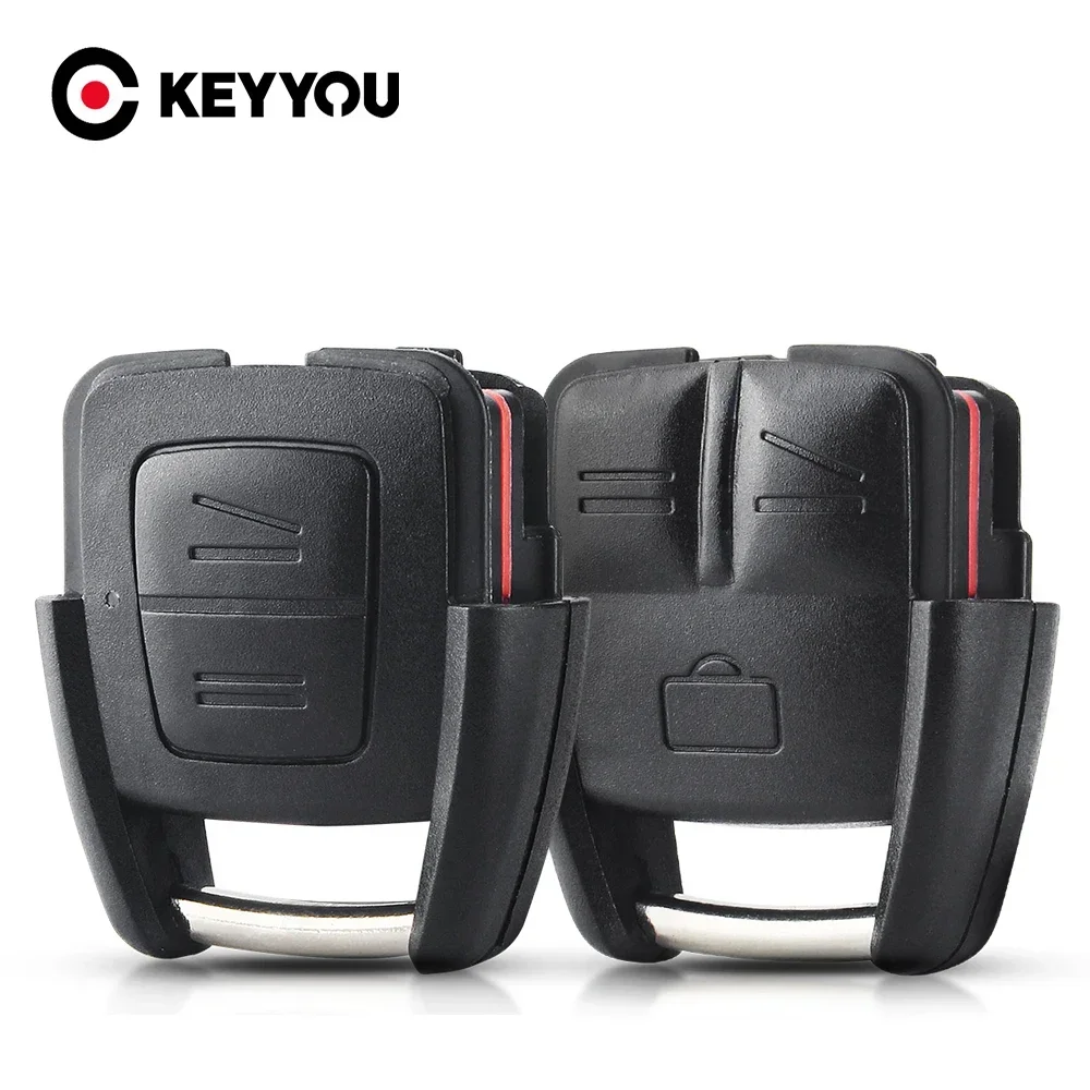 KEYYOU 2/3 botones reemplazar carcasa de llave remota de coche para Vauxhall Opel Astra Zafira Omega Vectra