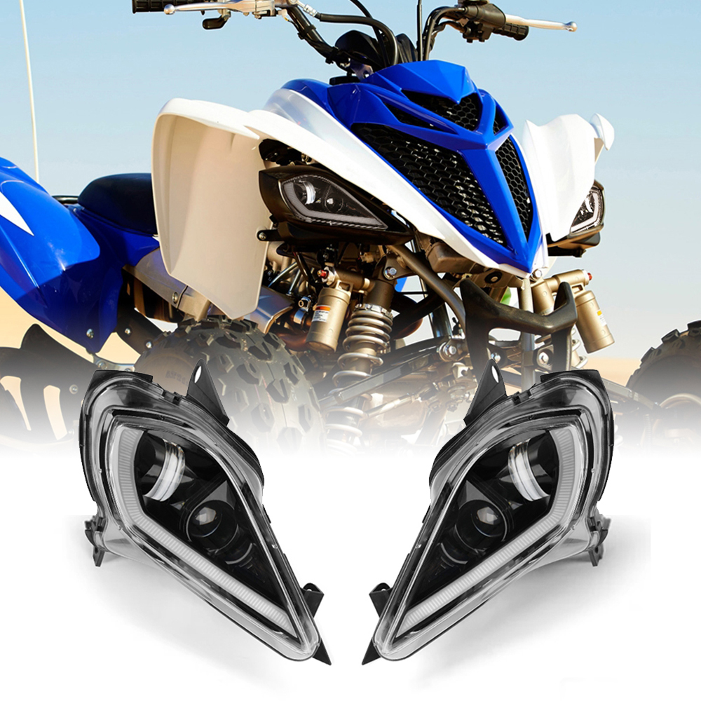 KEMIMOTO LED Koplamp voor Yamaha Raptor 700R 700 YFZ450 YFZ450R YFZ450X Wolverine 450 350 250 350 2006-2025 Richtingaanwijzer