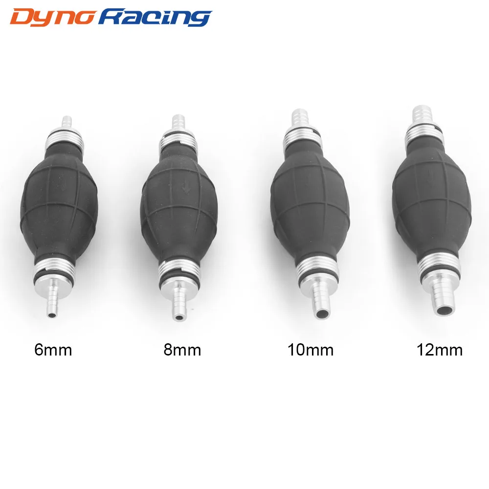 6mm/8mm/10mm/12mm Hand Kraftstoff Pumpe Linie Gummi Aluminium Hand Primer birne diesel öl transfer benzin für Auto Boot Marine Außenbordmotor