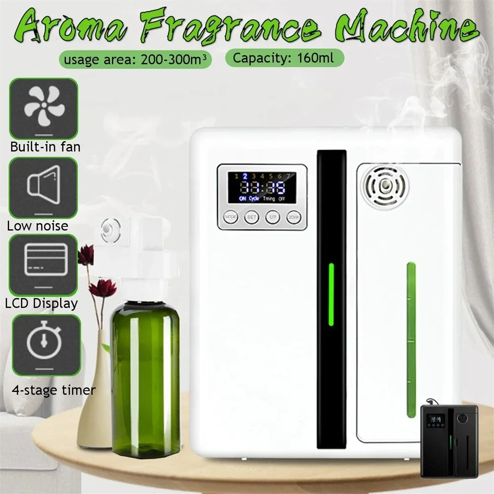 Máquina de perfume difusor de aroma 160ml difusor de fragrância para grande área lobby do hotel casa fragrância cheiro distribuidor bluetooth