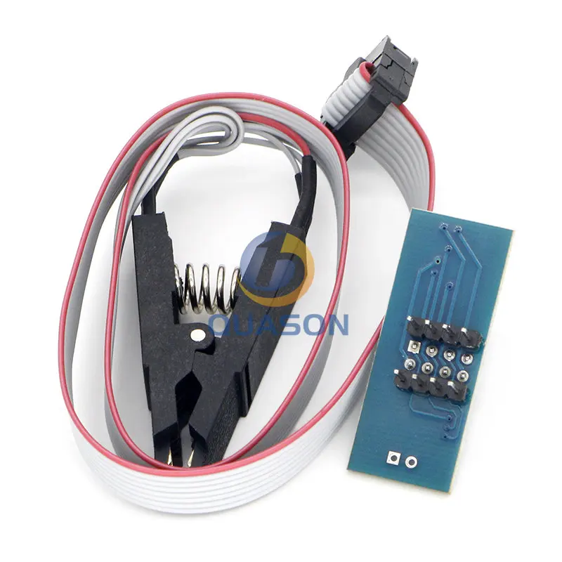 Módulo programador USB para EEPROM CH341 24 25 Series EEPROM Flash BIOS + Clip de prueba SOIC8 SOP8 para EEPROM 93CXX / 25CXX / 24CXX