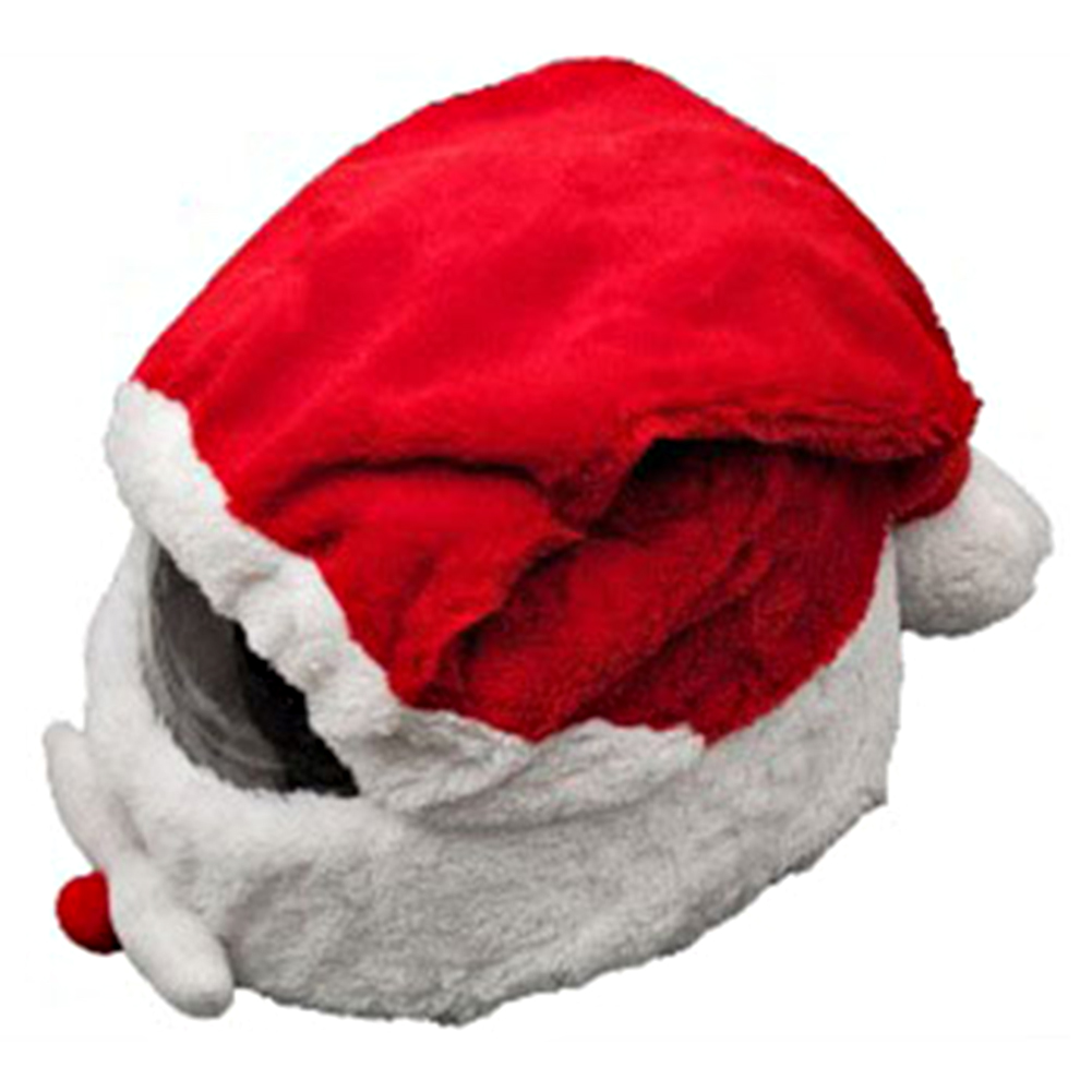 Santa Claus Nativity Xmas Hat for Men's Motorcycle Helmets Full Face Elastic Motorcycle Helmet Cover Accessories
