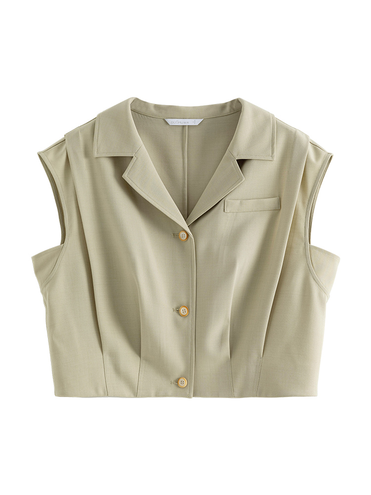 DUSHU 女性のヴィンテージ通勤夏の女性のスーツノースリーブトップロング多用途カジュアルスカートファッションスーツ 24DS82774 24DS82831