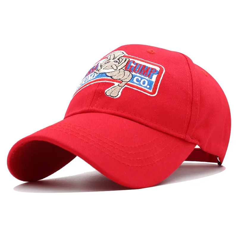 คุณภาพสูงเบสบอลหมวกผู้ชายผู้หญิงผ้าฝ้าย Forrest Gump เย็บปักถักร้อยหมวกพ่อ Trucker Snapback หมวกหมวกฤดูร้อน Unisex