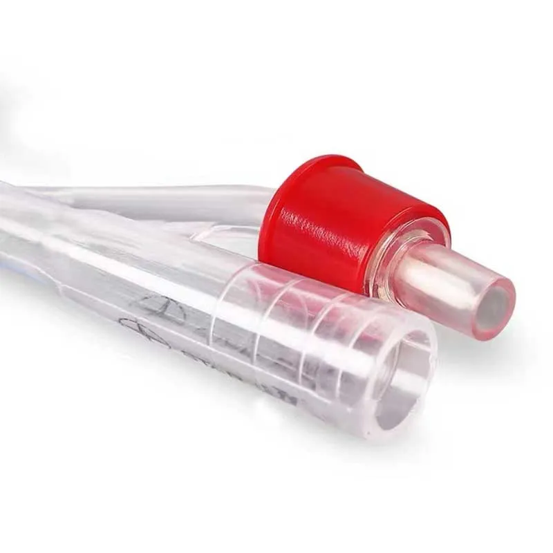 1/2/5 Pcs Disposable Silicone Catheter for Domestic Dual Chamber Bladder Irrigation in Elderly Men and Women