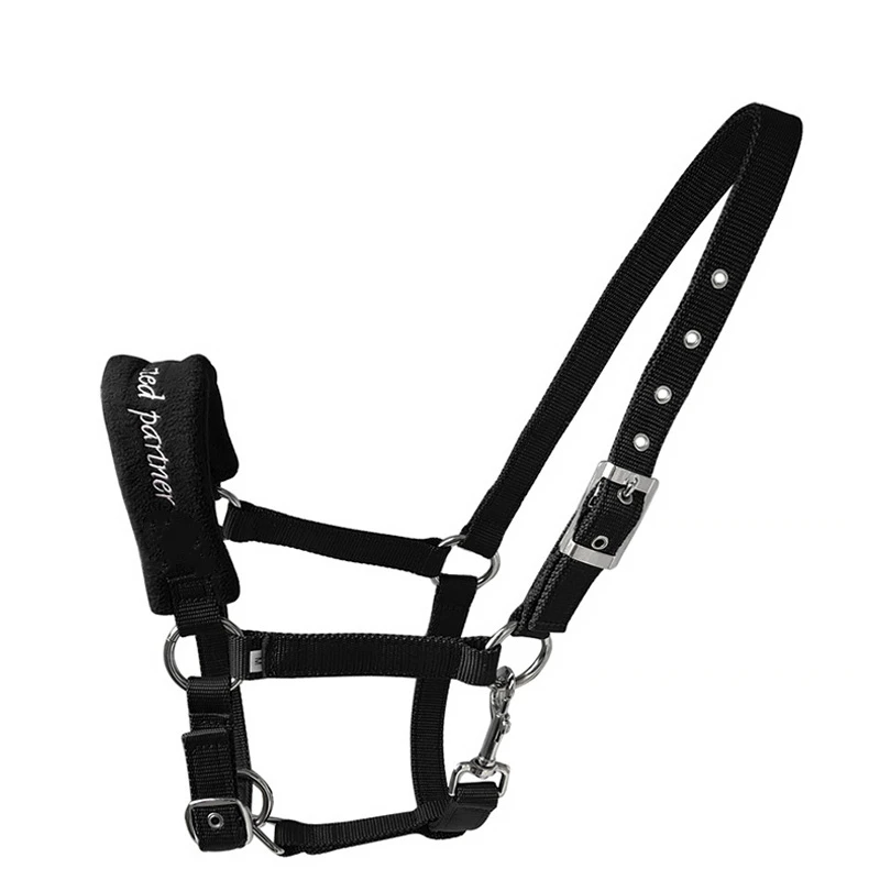 ใหม่ Equestrian Halter Anti-Wear ปรับ Horse Halter Bridle สายคล้องคอ Horse CAGE COVER อุปกรณ์ขี่ม้า