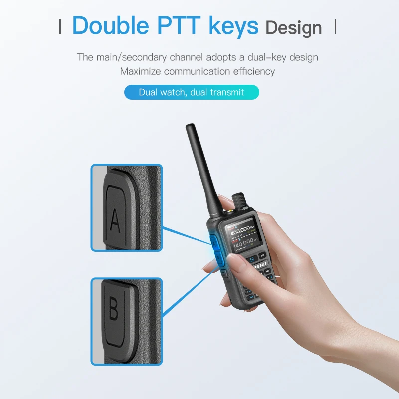 1/2PCS Neue BAOFENG UV 5R Mini Walkie Talkie 5W Bluetooth Multi Band Drahtlose Kopie Frequenz AM FM Typ-C Ham 2 Weg Radio Camping
