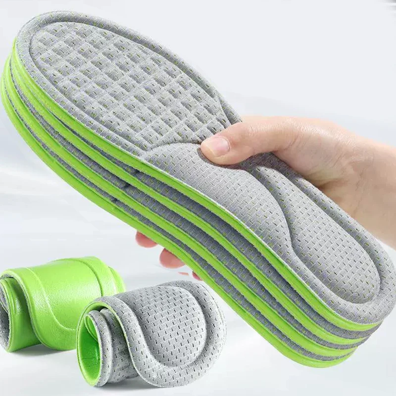 2/20PCS Soft Memory Foam Orthopedic Insoles Deodorizing Insole Shoes Sports Absorbs Breathable Antibacterial Shoe Accessory