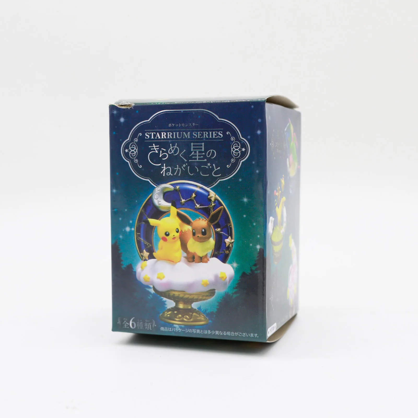Pokemon Figures Miniature Blind Box Starrium Series Scene Props Ampharos Flygon Ponyta Plusle Minun Mew Pikachu Toy Ornaments