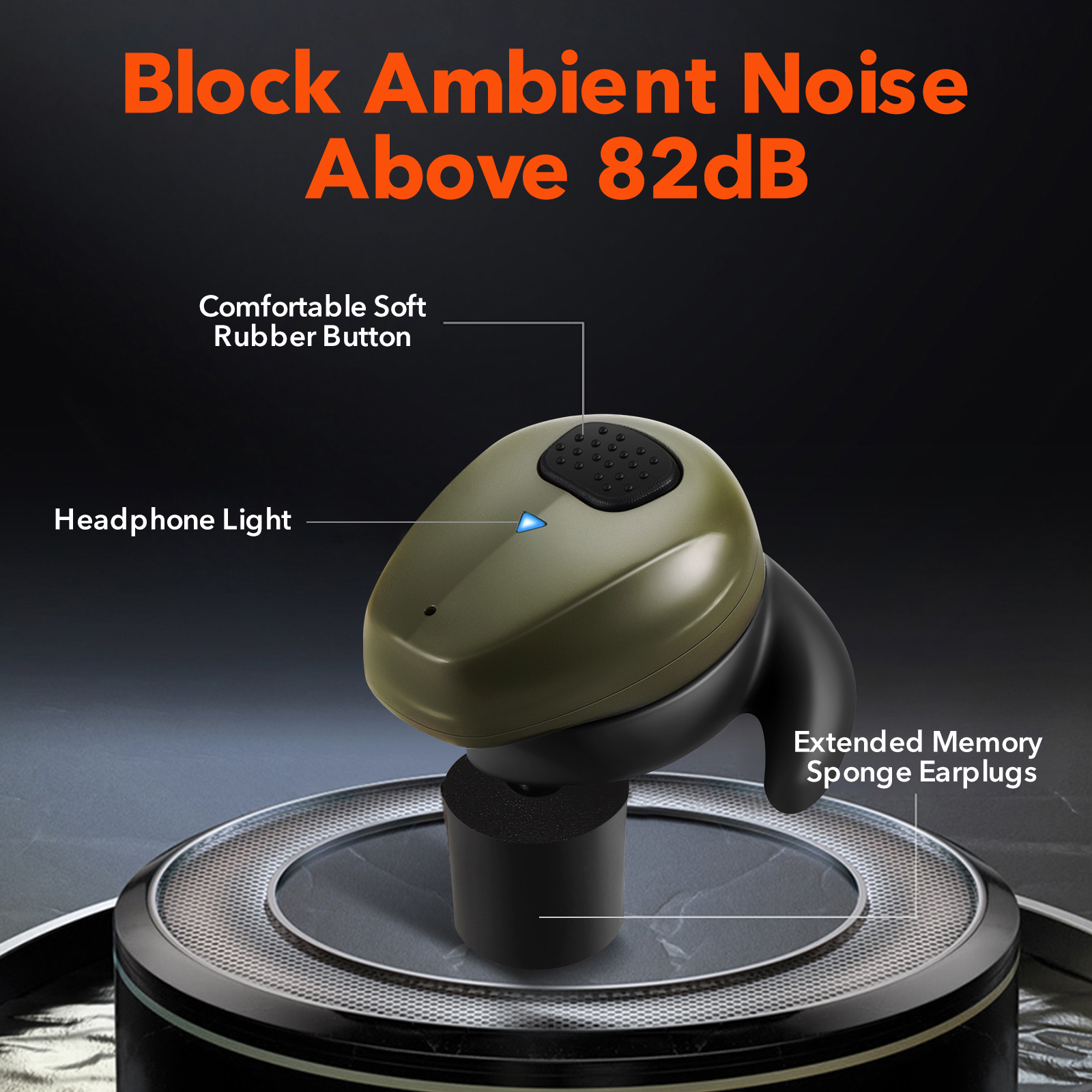 YHKEMA EB10 auriculares electrónicos Bluetooth para disparar auriculares tácticos reducción de ruido protección auditiva para caza