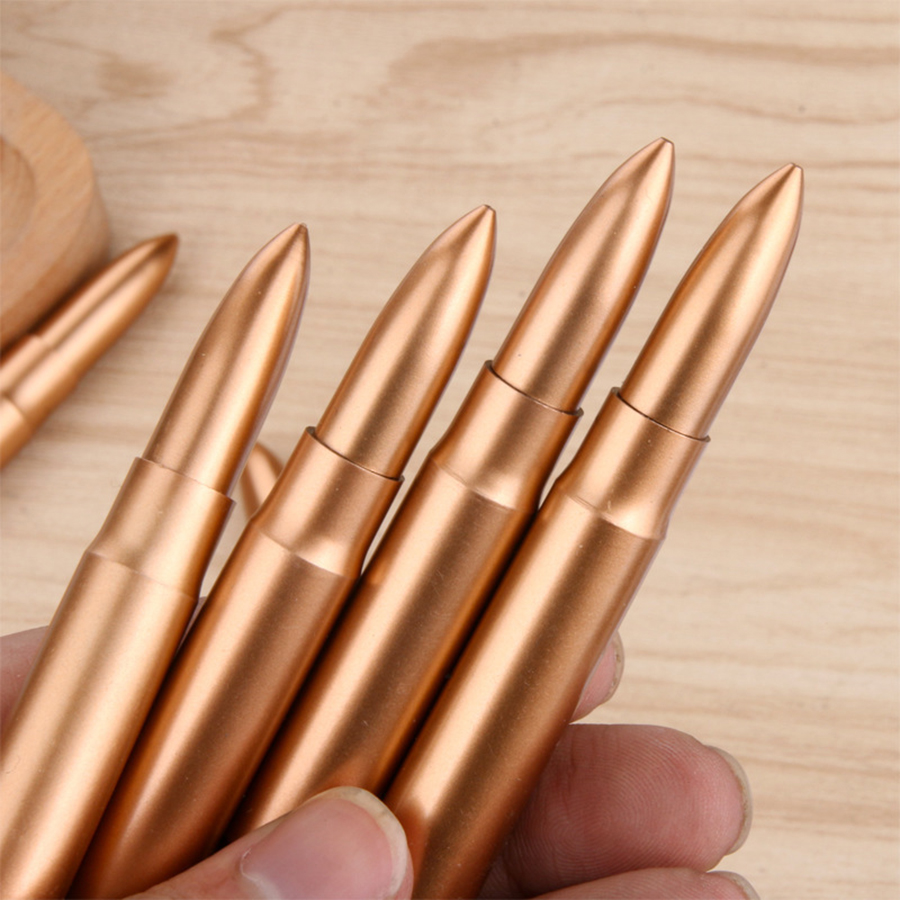10Pcs Bullet Shaped Ballpoint Pens Novelty Pens for Student, Party Favor