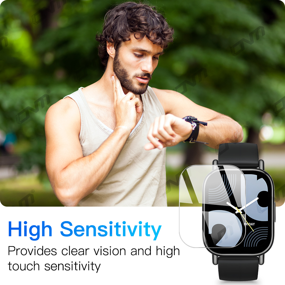 Xiaomi Redmi Watch用のプレミアム強化ガラス,9時間のクリアHDスクリーンプロテクターフィルム,スマートウォッチアクセサリー,5 lite,アクティブ