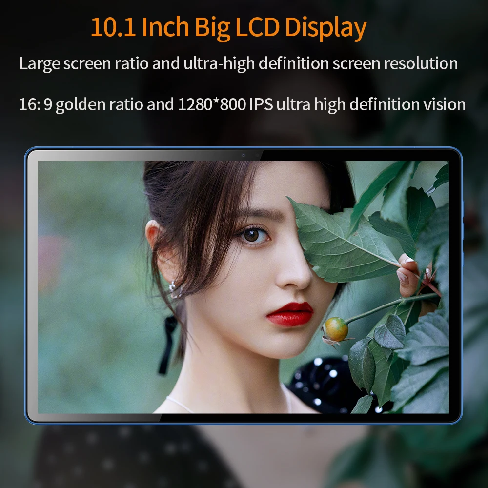 Original BDF Y7 แท็บเล็ตพีซี 10.1 นิ้ว 8GB RAM 256GB ROM Android 12 Octa Core 3G 4G LTE อินเทอร์เน็ต WiFi อินเทอร์เน็ต BT Global Version