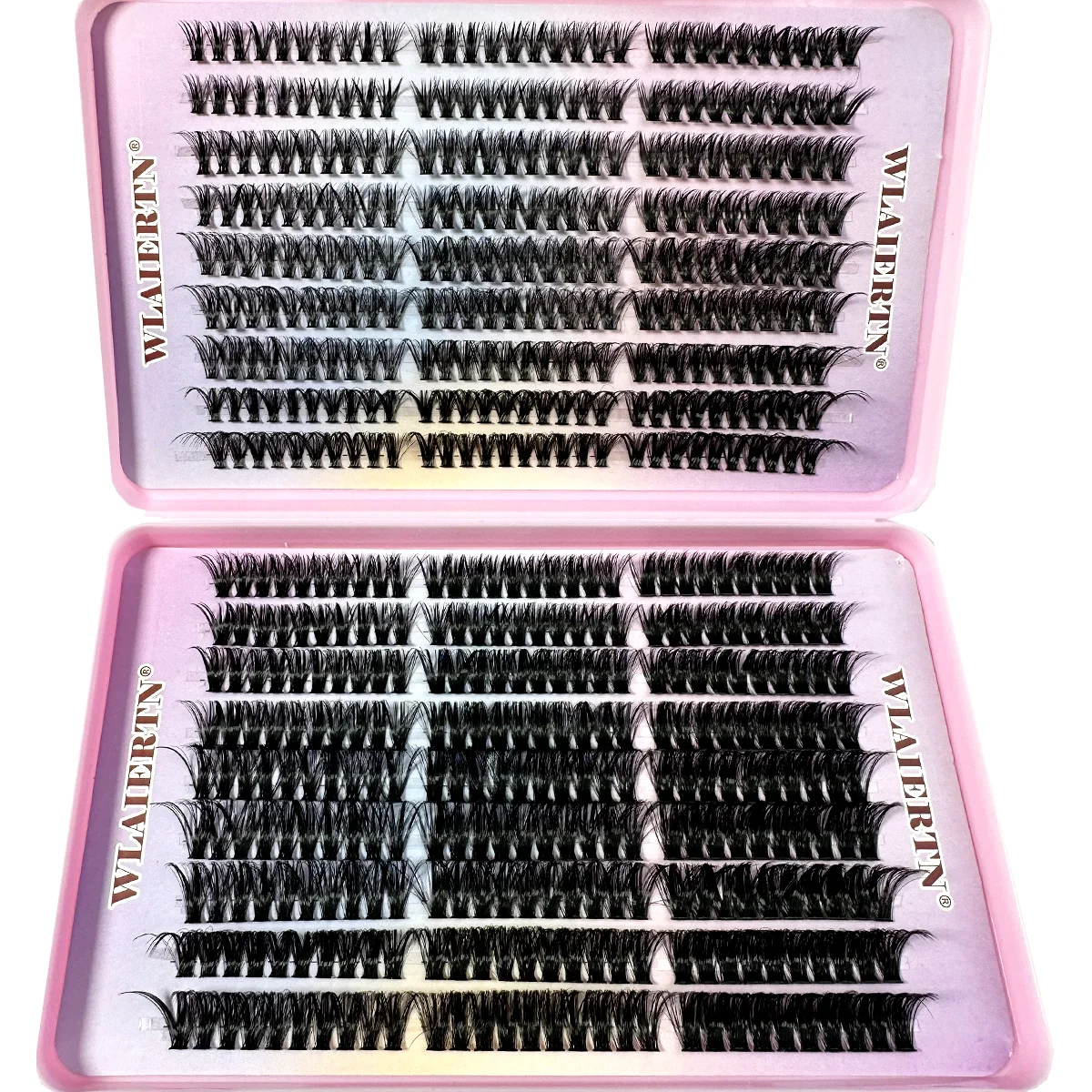 Faux Mink Eyelashes 540Cluster C ม้วน 9-16 มม.ธรรมชาติ Eyelash Extension 3D รัสเซีย Strip ส่วนบุคคลขนตาแต่งหน้าเครื่องมือ