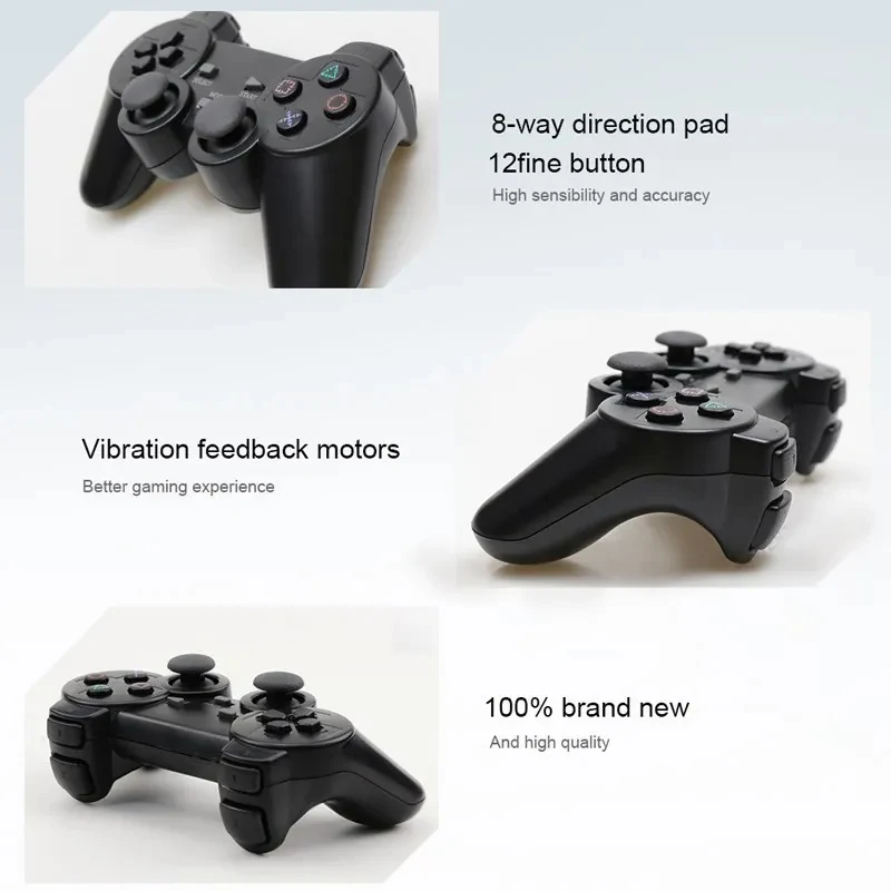 Gamepad wireless per controller Sony PS2 per console Playstation 2 Joystick 2.4G doppia vibrazione Shock Joypad USB Gioco per PC