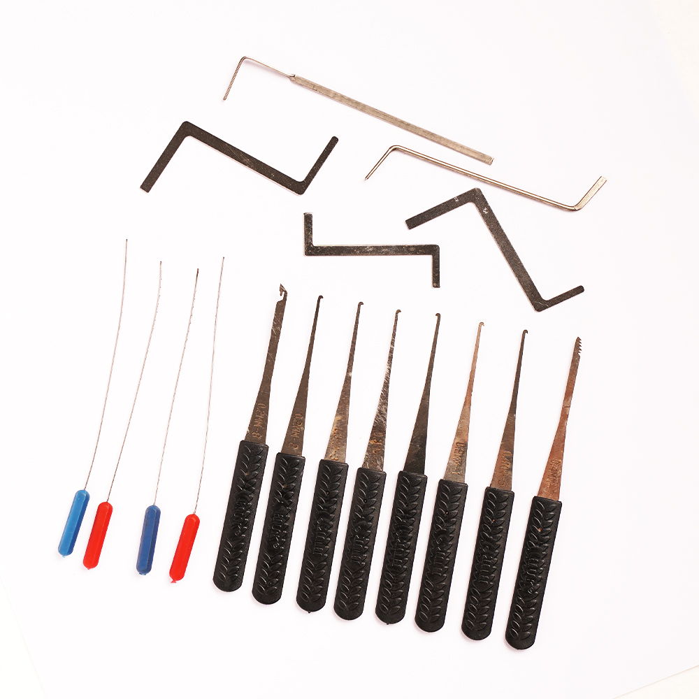 Locksmith Extractor Tools Kit Broken Key Remove Tool Set with Tension Wrench Tools for Family Home Life Helper