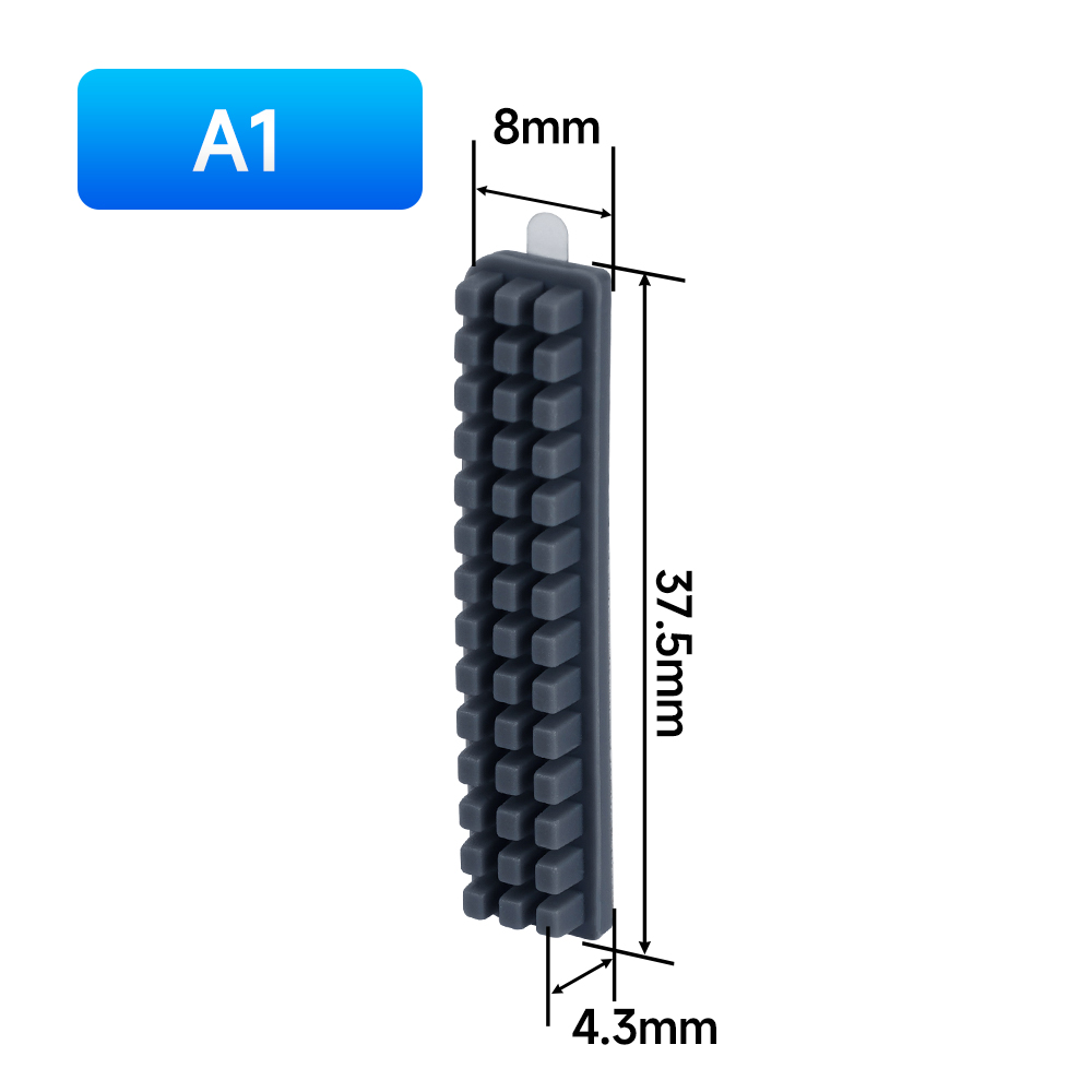 ノズルブラシ Bambu Lab A1/A1 Mini Prusa XL ワイパー シリコンブラシ ホットベッドマウントスクラバー クリーニングツール Bambulab 3D Printe用