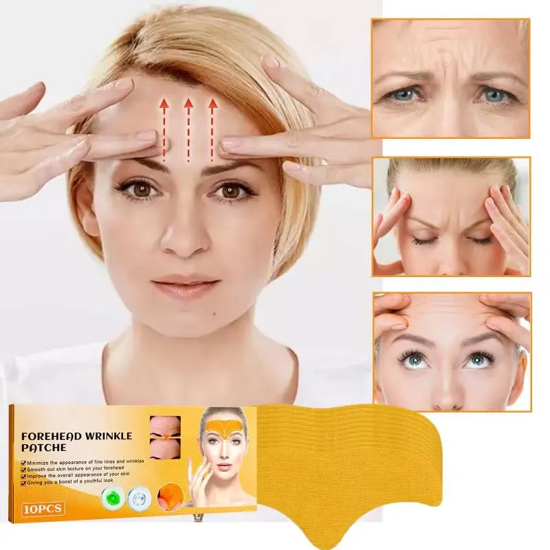 【Vendas quentes】10pcsWrinkle Patch Face Wrinkle Patch Lift Face Firmando Pele Droop Lei Boca Wrinkle Cheek Patch