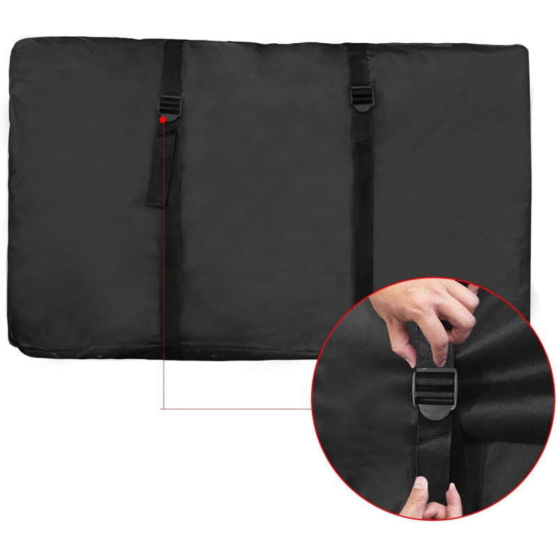 600DOxford Cloth Extra Large Furniture Storage Bag，Zipper Bag with Handle and Extension，Large Outdoor Chairs and Folding Bed Sto