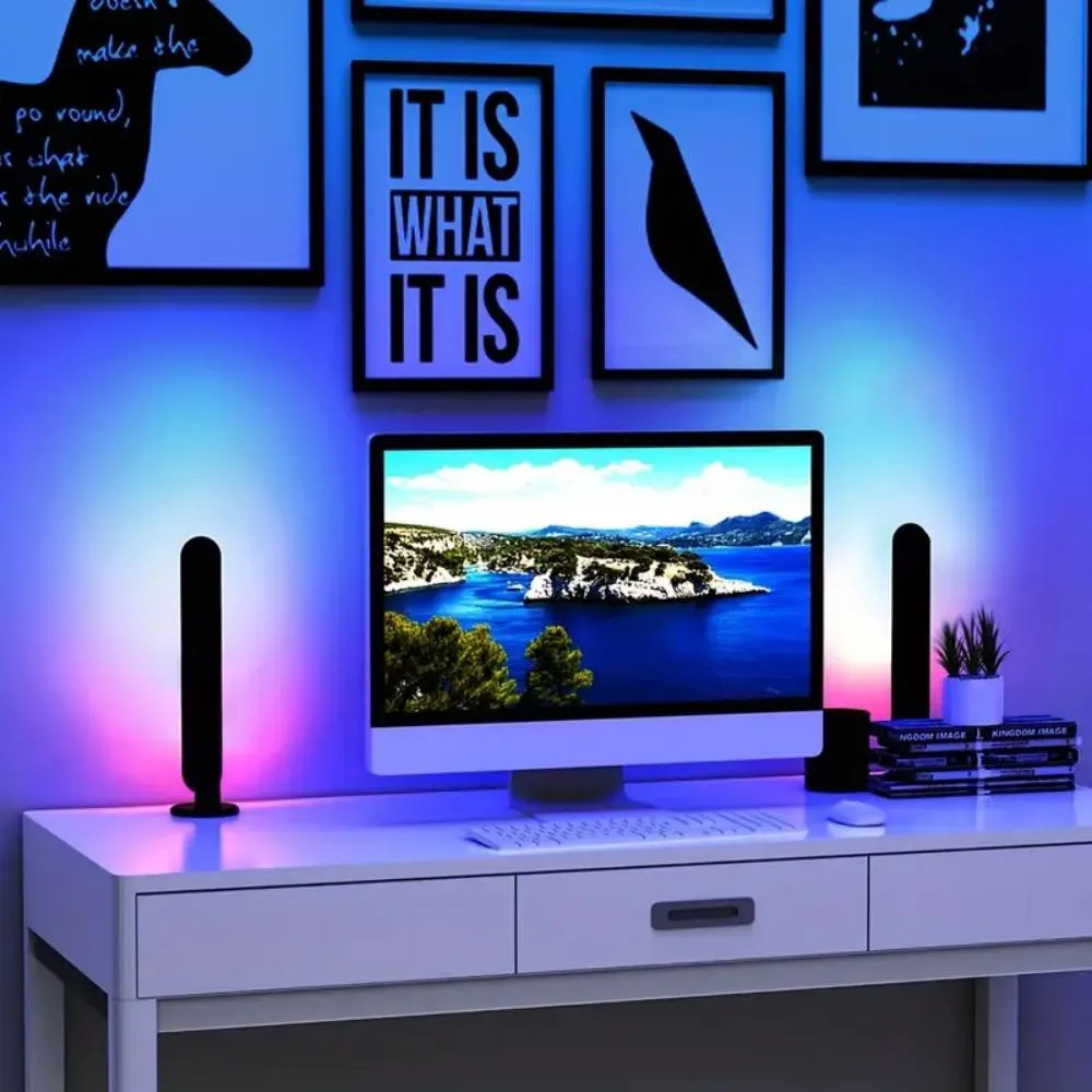 24 ปุ่มรีโมทคอนโทรล IR สมาร์ท RGB Strip ไฟเกมไฟ,ทีวี Ambient Backlight ซิงค์เพลง, โคมไฟตั้งโต๊ะ RGB สําหรับทีวี,PC