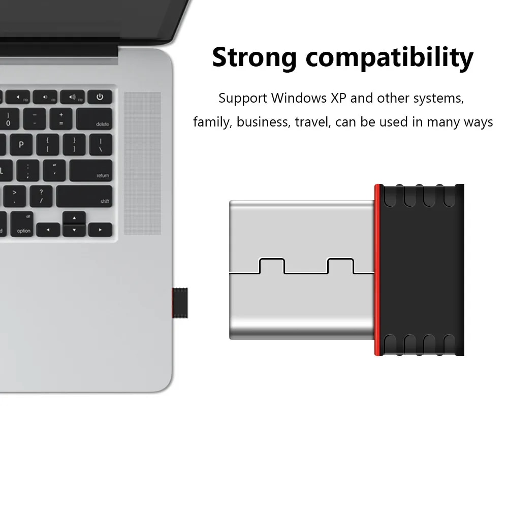 Mini WiFi Antena USB WiFi Adaptador USB2.0 WiFi Ethernet 150Mbps WiFi Dongle 802,11 N/G/B Enchufe WiFi USB Lan Compas