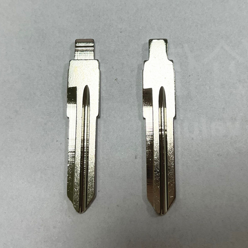 10 個金属ノーカットブランクフリップリモートキーブレード YM28 YM28FH HU46 ブレードオペルシボレー KEYDIY KD Xhorse VVDI JMD リモートキー