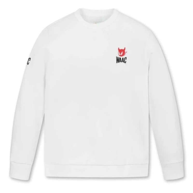 WAAC Golf Chaqueta de golf coreana Top Unisex Jersey de cuello redondo Sudadera Camiseta de manga larga