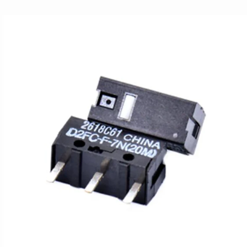 สวิตช์ปุ่มเมาส์ D2FC-F-7N D2FC-F-K(50M) D2FC-F-7N(20M)(OF) D2FC-F-7N(10M)(OF) แผ่น Micro Switch สําหรับสวิตช์เมาส์ Omron