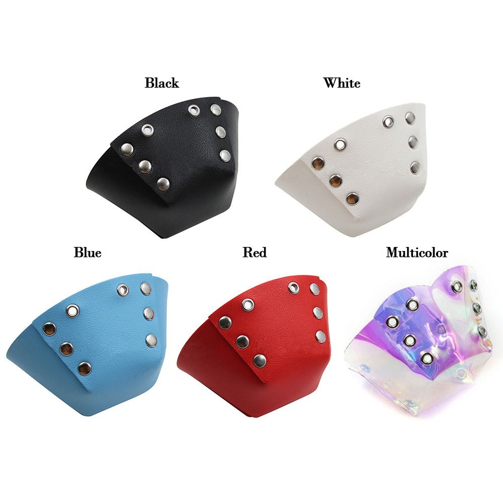 Gorros de cuero sintético para patines, protectores de punta para patines, protector de zapatos