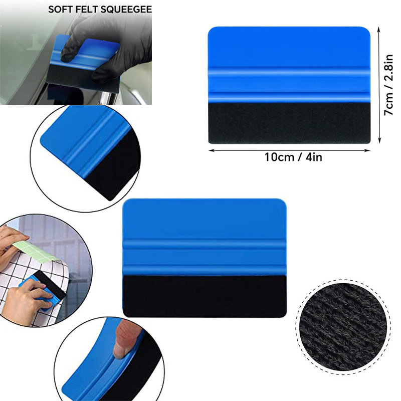 Zestaw narzędzi do oklejania samochodu Rakla do folii Taśma tnąca do folii winylowej Szpatułki do folii winylowej Narzędzia do cięcia folii samochodowej Akcesoria do folii samochodowej