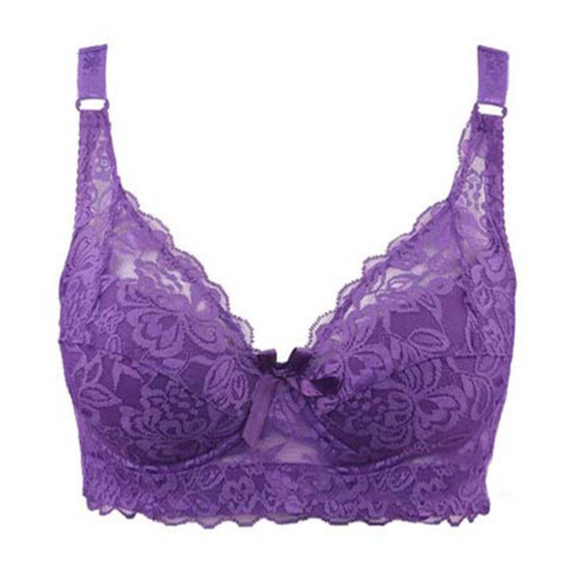 Bralette Sexy para mujer, ropa interior de encaje de talla grande, sujetadores push-up 80CD-105CD, ropa interior íntima de encaje para mujer, lencería 42D 44D 46D soutien gorge