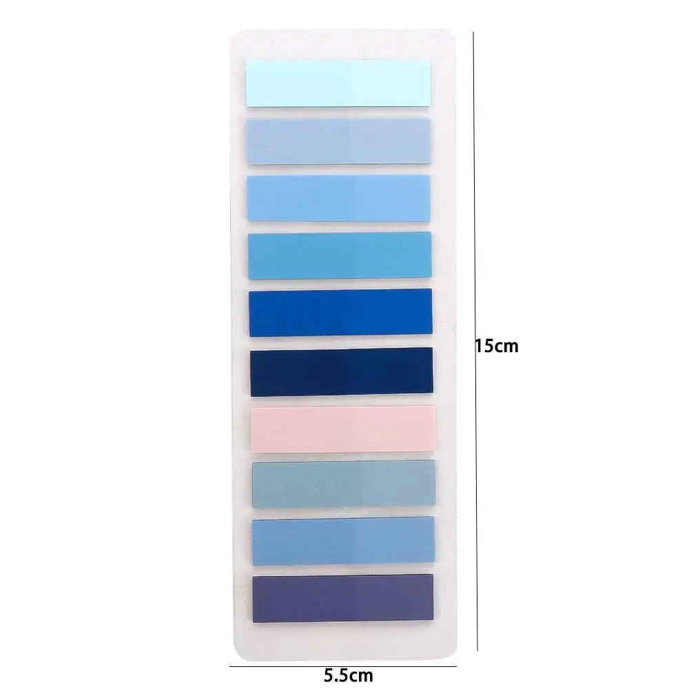 200 Sheets Stationery Bookmark Planner Stickers Self Adhesive Loose-leaf Memo Pad Page Markers Paper Flags Tabs Stickers Index