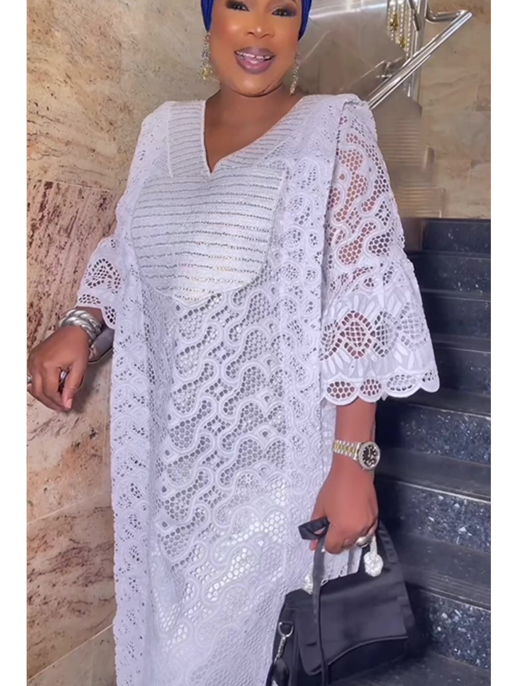 Vestidos africanos elegantes para mujer, moda musulmana Boubou Abayas, bata Dashiki Ankara, trajes de encaje, vestido de noche, caftán Maxi