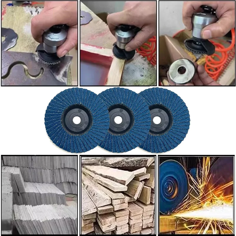 10PCS 50mm/75mm 3 zoll Schleifen Räder Flap Discs Schleif Disc Schleifen Räder Klingen Für Winkel schleifer Holz Schleif Werkzeug