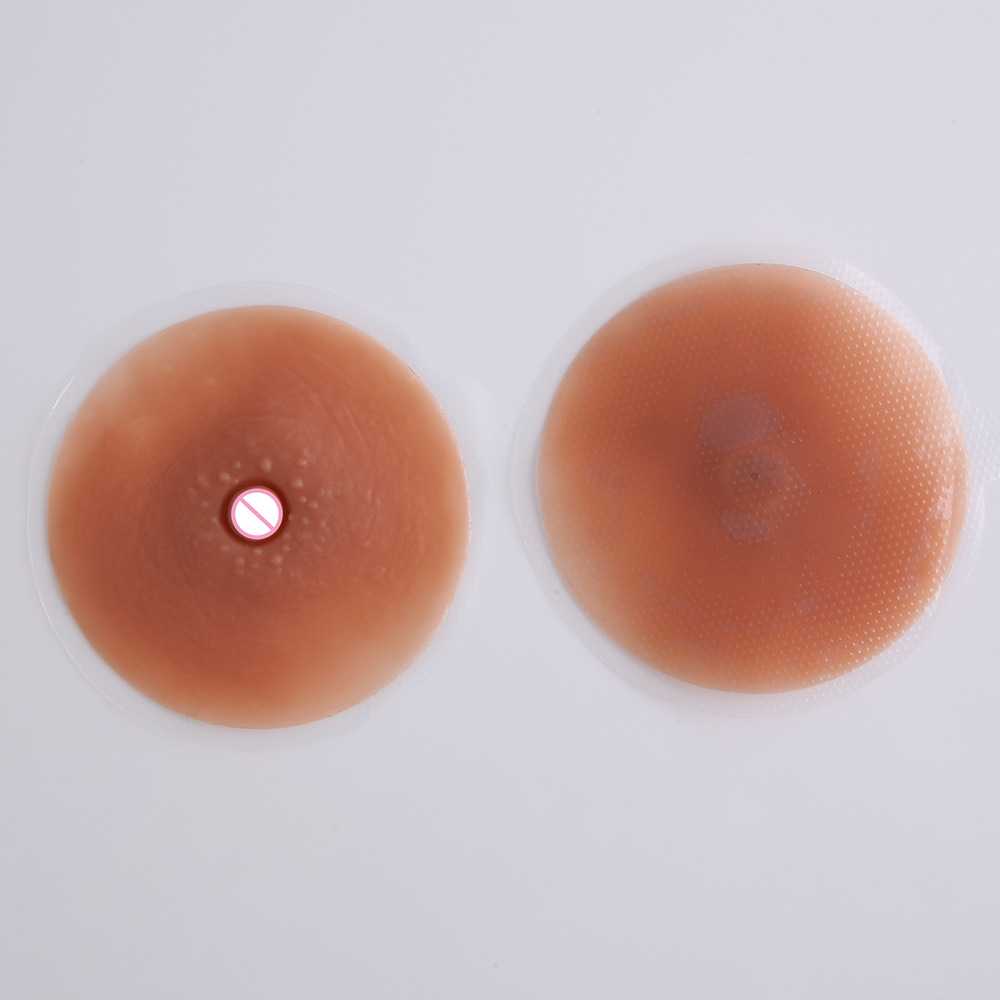 Self-priming Simulated Chest Sticker Nipple Sticker, Cross-dressing Silicone Breast Prosthetic Nipple Sticker, Chest Sticker