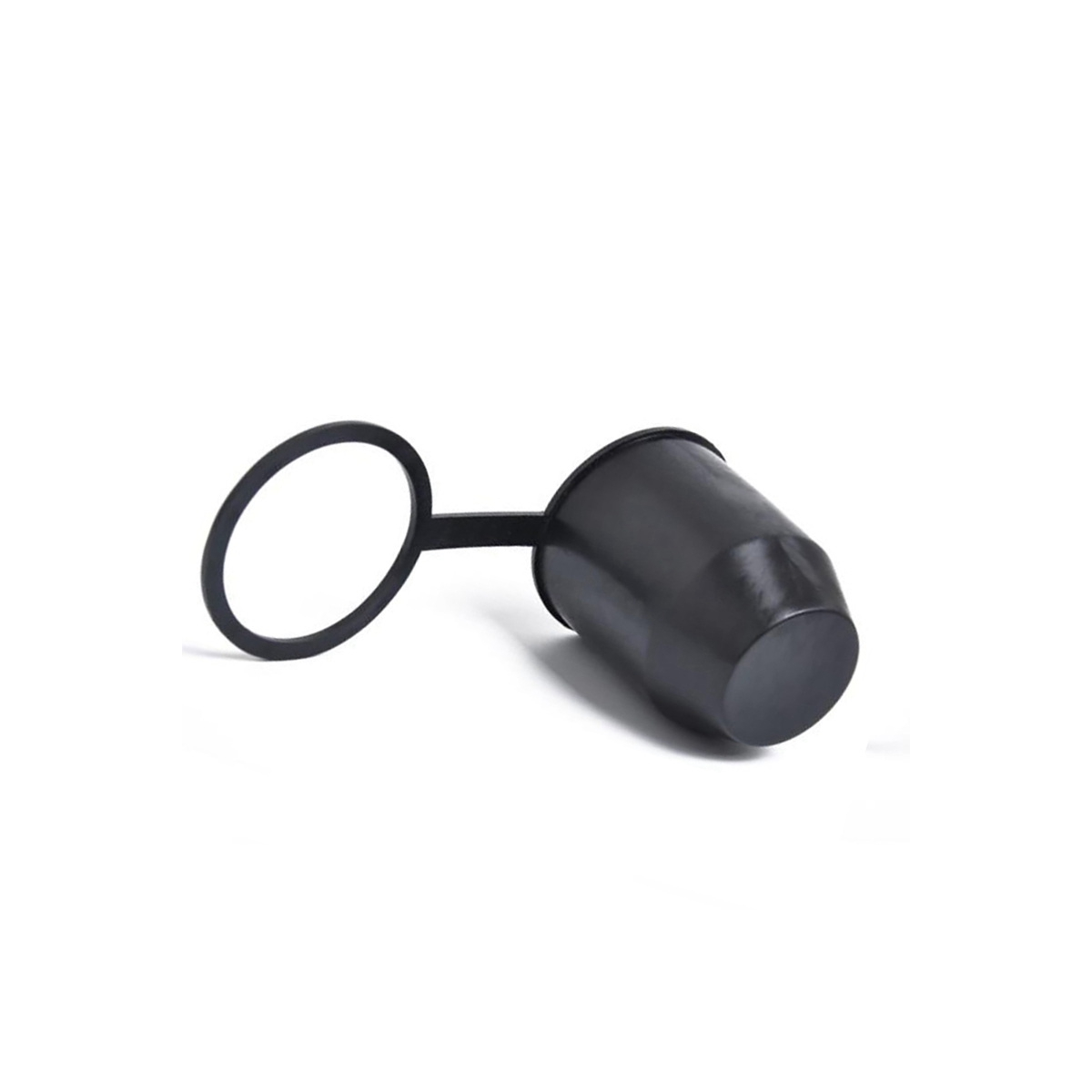 Rvトレーラー用の黒い牽引バーボール、プッシュインタイプカバーキャップ、車のヒッチボウボール、トレーラー保護キャップ、eig88、適切