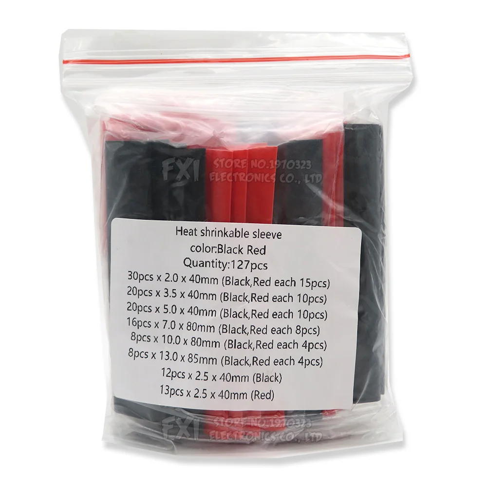 164 Chiếc 127 Chiếc 328 Chiếc 530 Chiếc Nhiệt-Thu Nhỏ TubingThermoresistant Ống Bộ Ibuw Điện Kết Nối Dây Cáp Cách Nhiệt sleeving
